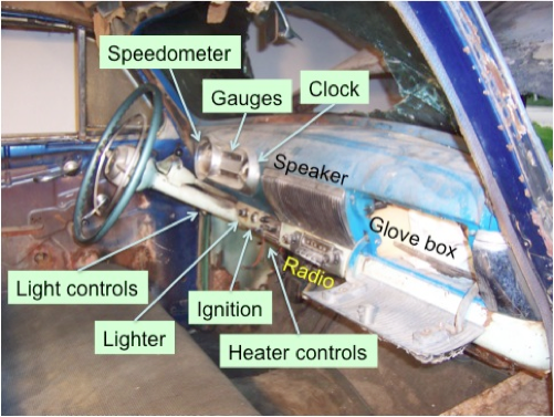 1954 Chevy Dashboard