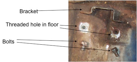 Chevy seat bolts