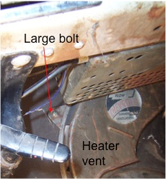 1954 Chevy Bellair Heater Vent