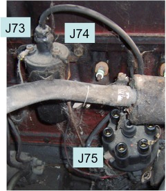 54 Chevy coil wires