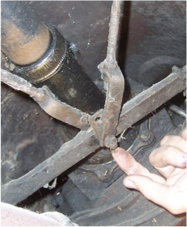 54 Chevy brake linkage