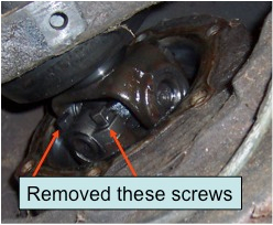 1954 Chevy U-joint screws