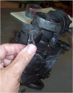 1954 Chevy Carburetor throttle linkage