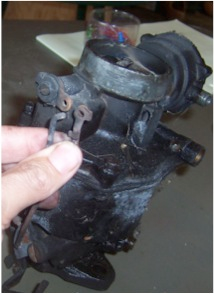 1954 Chevy Carburetor throttle linkage